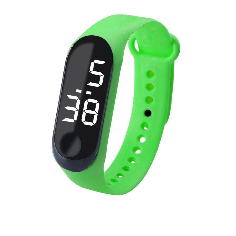 Kids LED Digital Sports Watch Waterproof Touch Wristwatch Bracelet