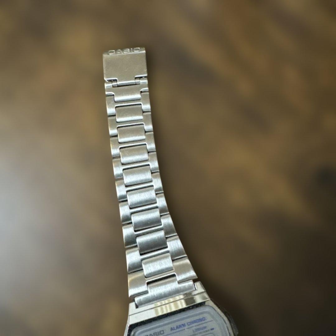 CASIO A158W Silver Digital Wristwatch
