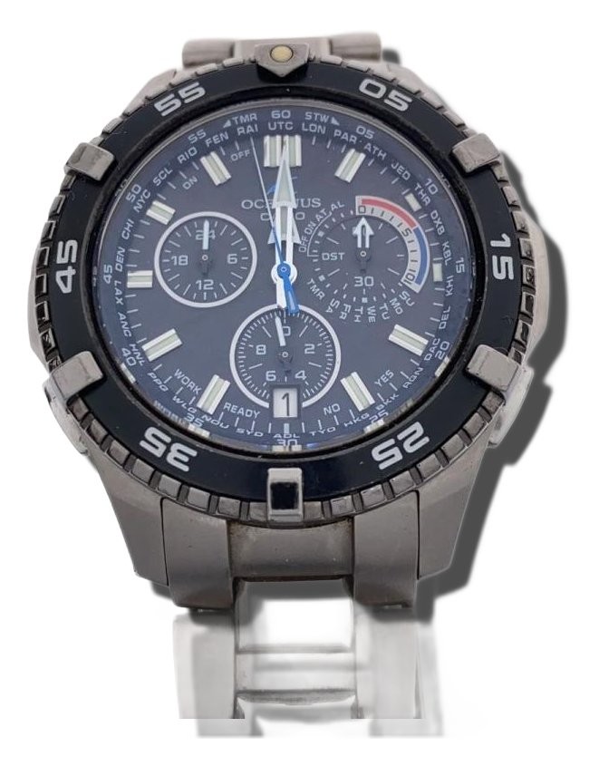 CASIO OCEANUS Solar Stainless Steel Watch OCW-P500 3295