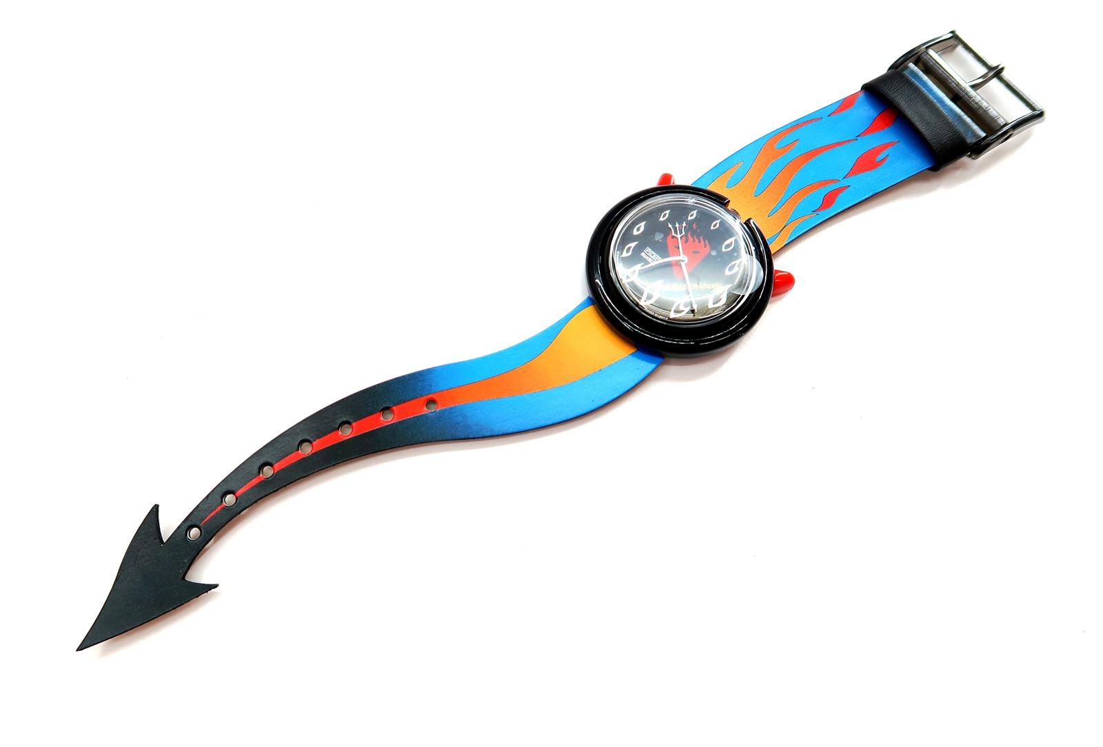 Swatch POP Watch HOT STUFF Devil PMB103 Halloween 1995 Special Package Set N1
