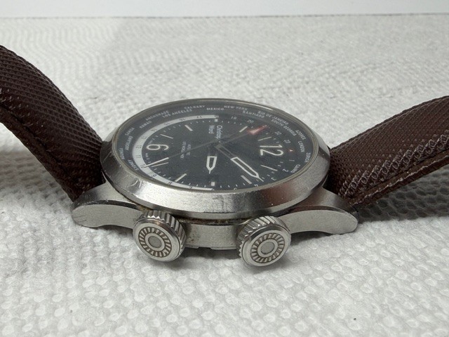Christopher Ward Automatic C8 UTC Worldtimer C844GMT Sold As Pictured