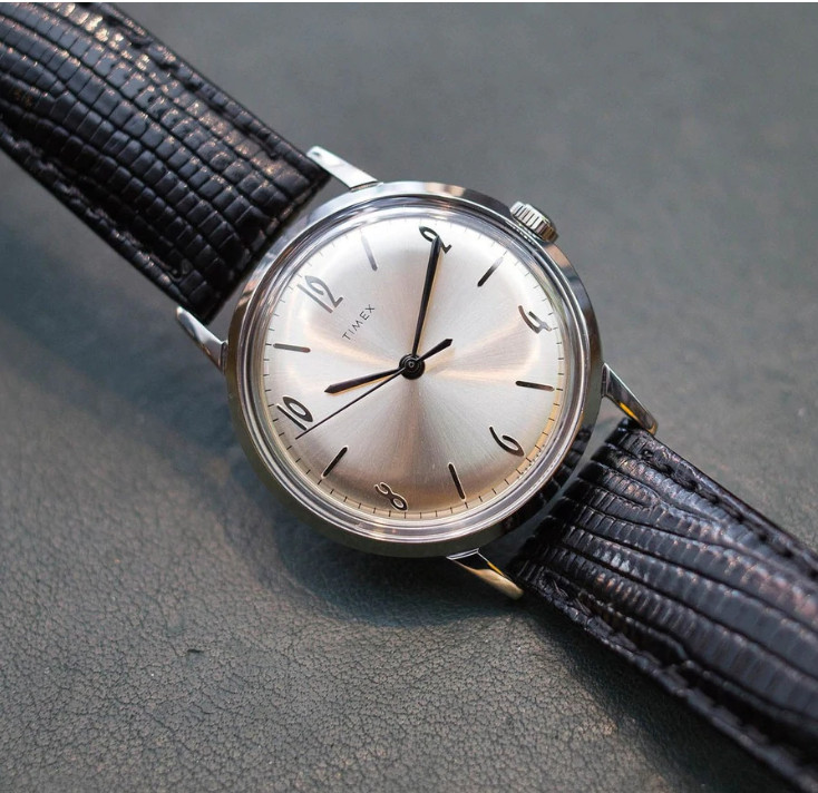 Authentic TIMEX 1960 Reissue Marlin hand-wound Mechanical movement TW2R47900