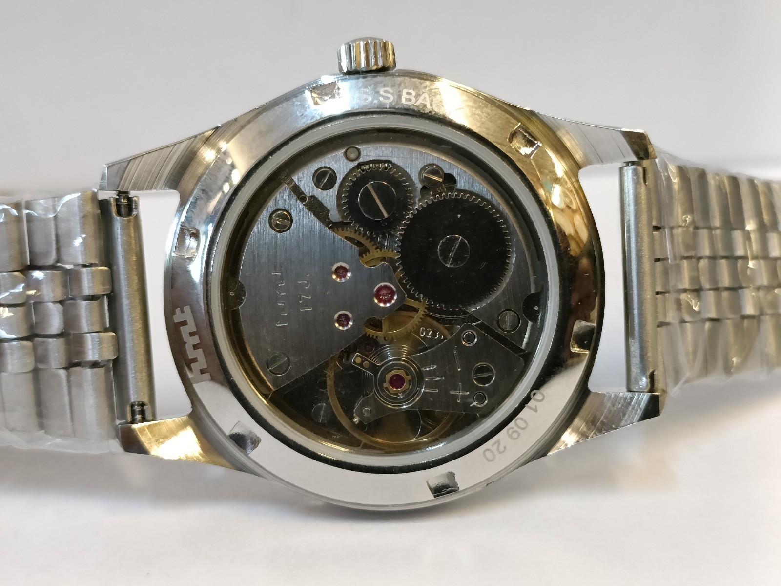 REFURBISHED HMT PILOT 17J WINDING WHITE DIAL 0231 INDIA MEN’S WORKING CONDITION