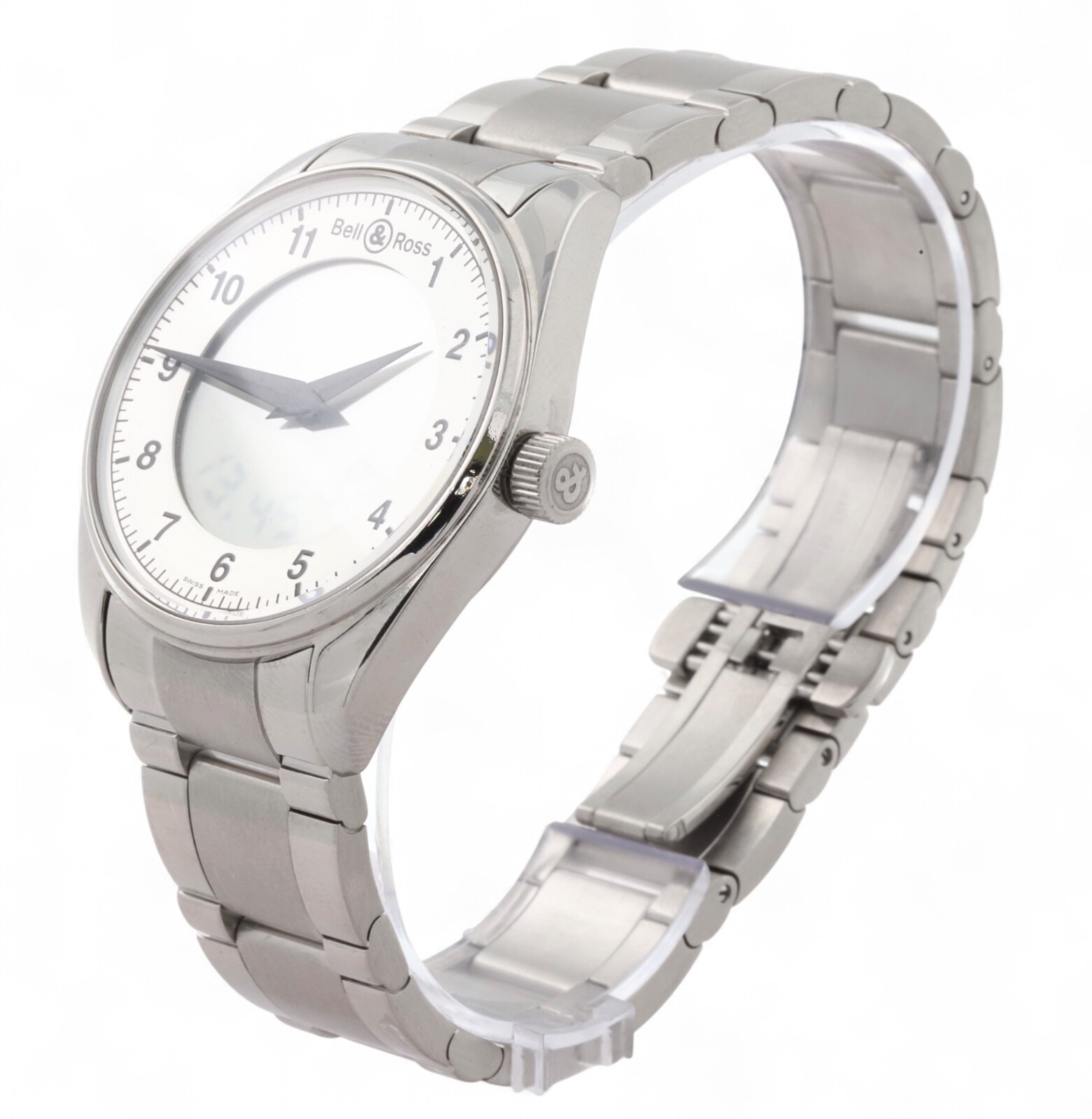 BELL & ROSS Quartz Digital Chronograph – Multi-Function Dial – 38mm – BR 100S