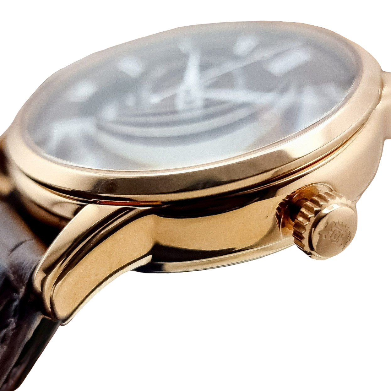 Orient Sun & Moon Brown Dial Automatic Sapphire Crystal RN-AK0002Y Men’s Watch