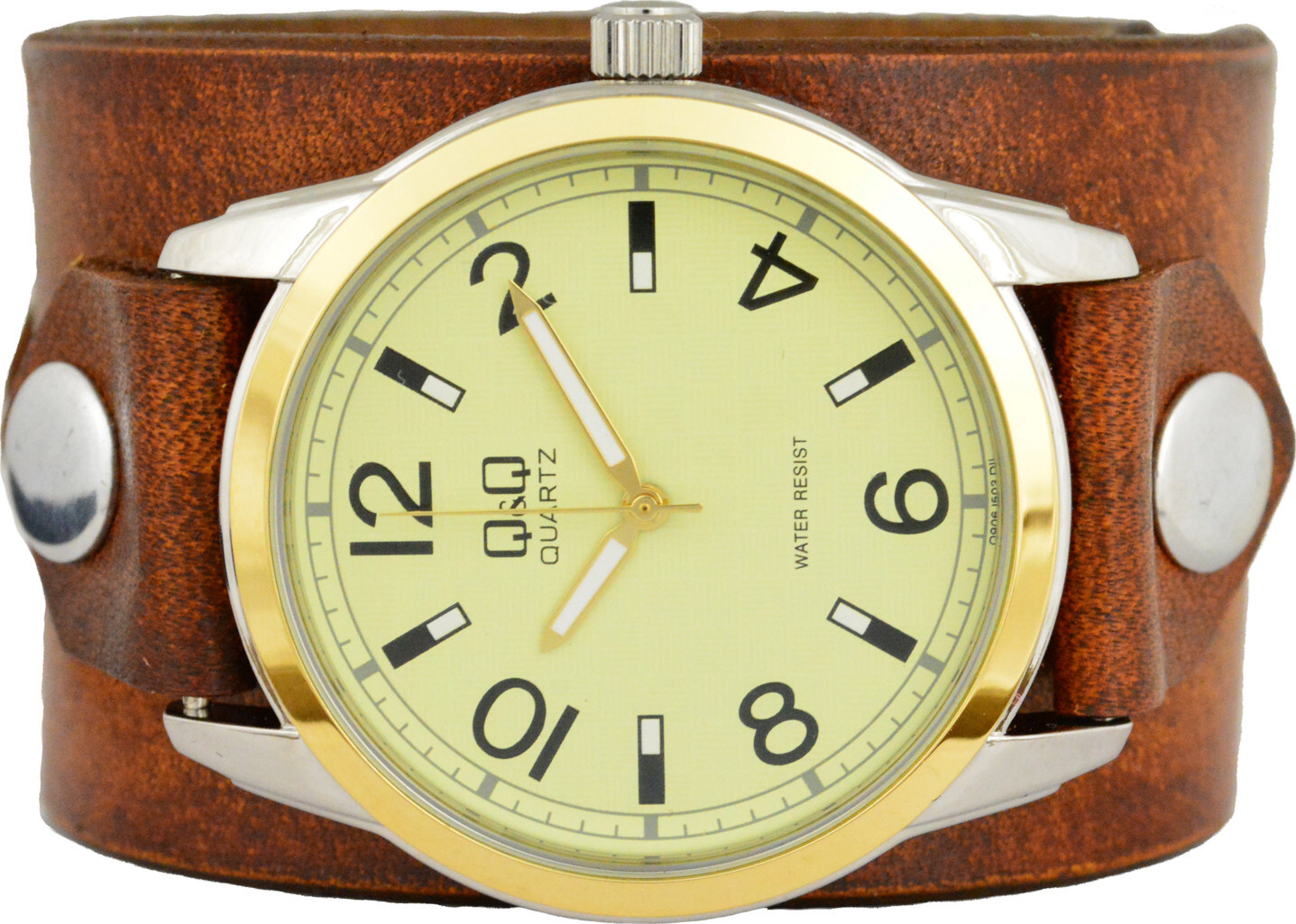 CuffWatches – Leather Cuff Watch – Wrap Around Cuff