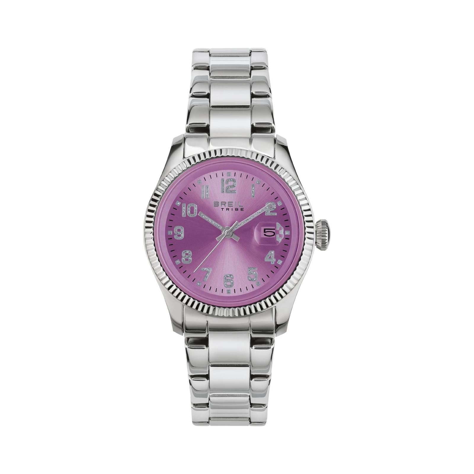 BREIL Tribe CLASSIC ELEGANCE EW0625 Purple Steel Bracelet Women’s Watch