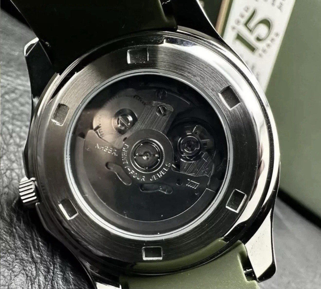 Custom 40mm “Aqua” Style Green Dial Mod Watch w/ NH35 Automatic