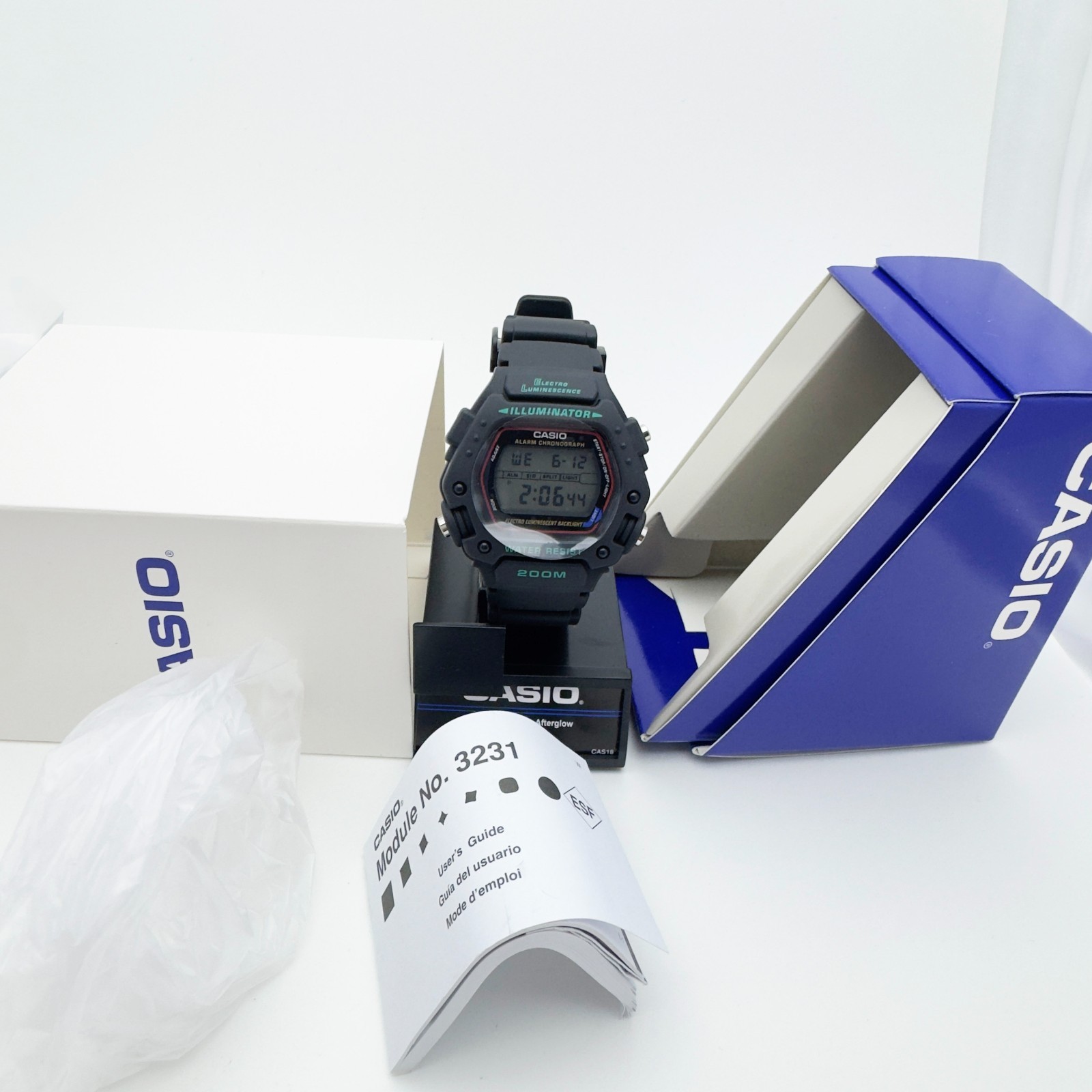Casio Digital Classic Alarm Chronograph Watch, model DW-290-1.