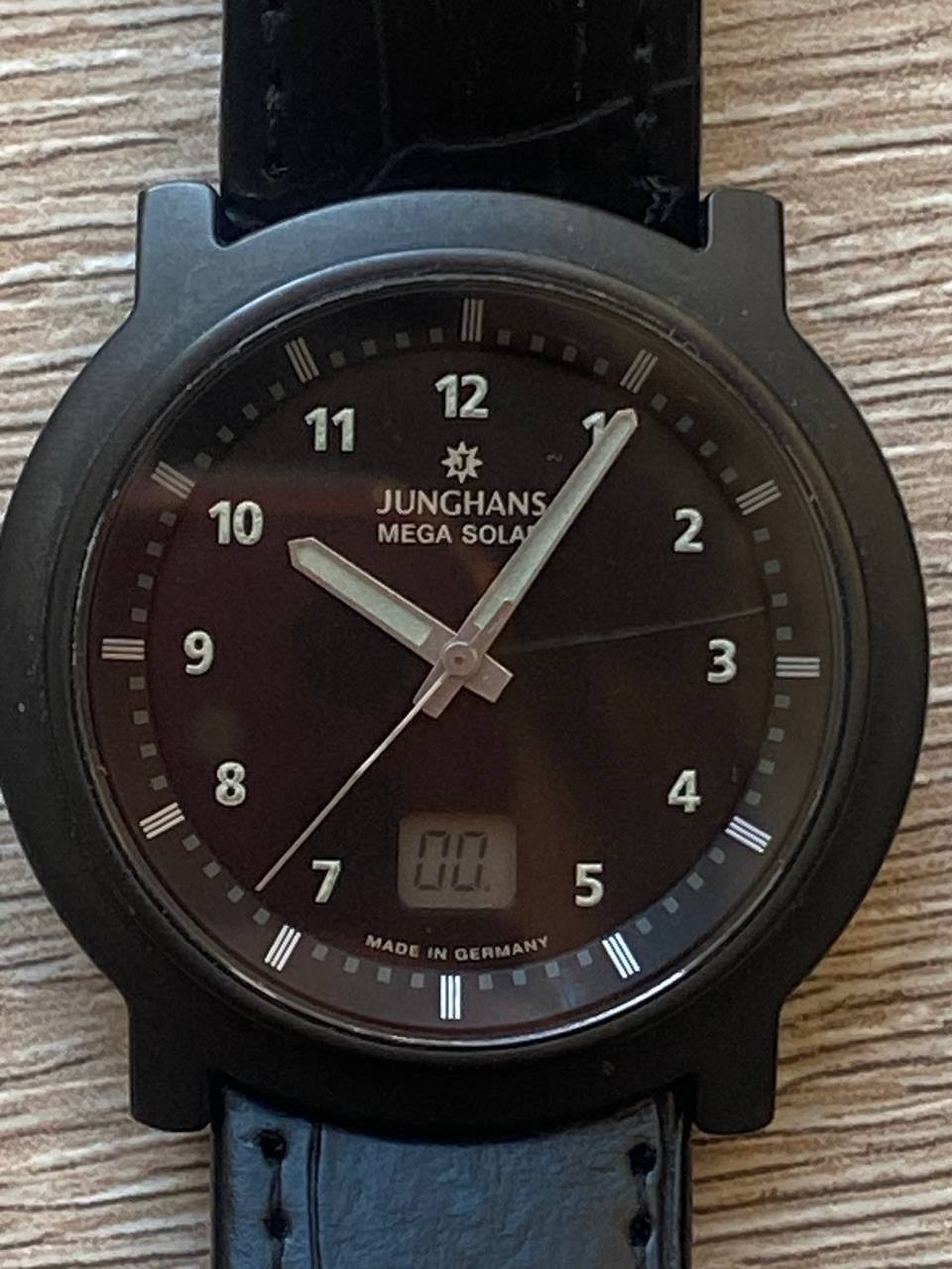 Junghans mega solar wristwatch
