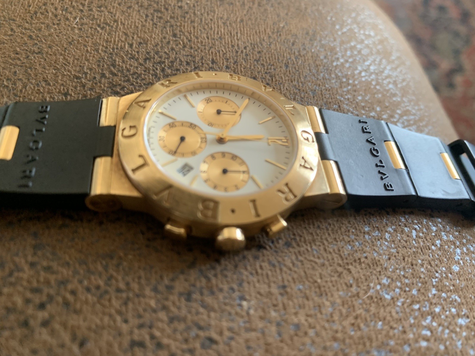 Bvlgari Diagono Chronograph SOLID 18kt Yellow Gold CH 35 G