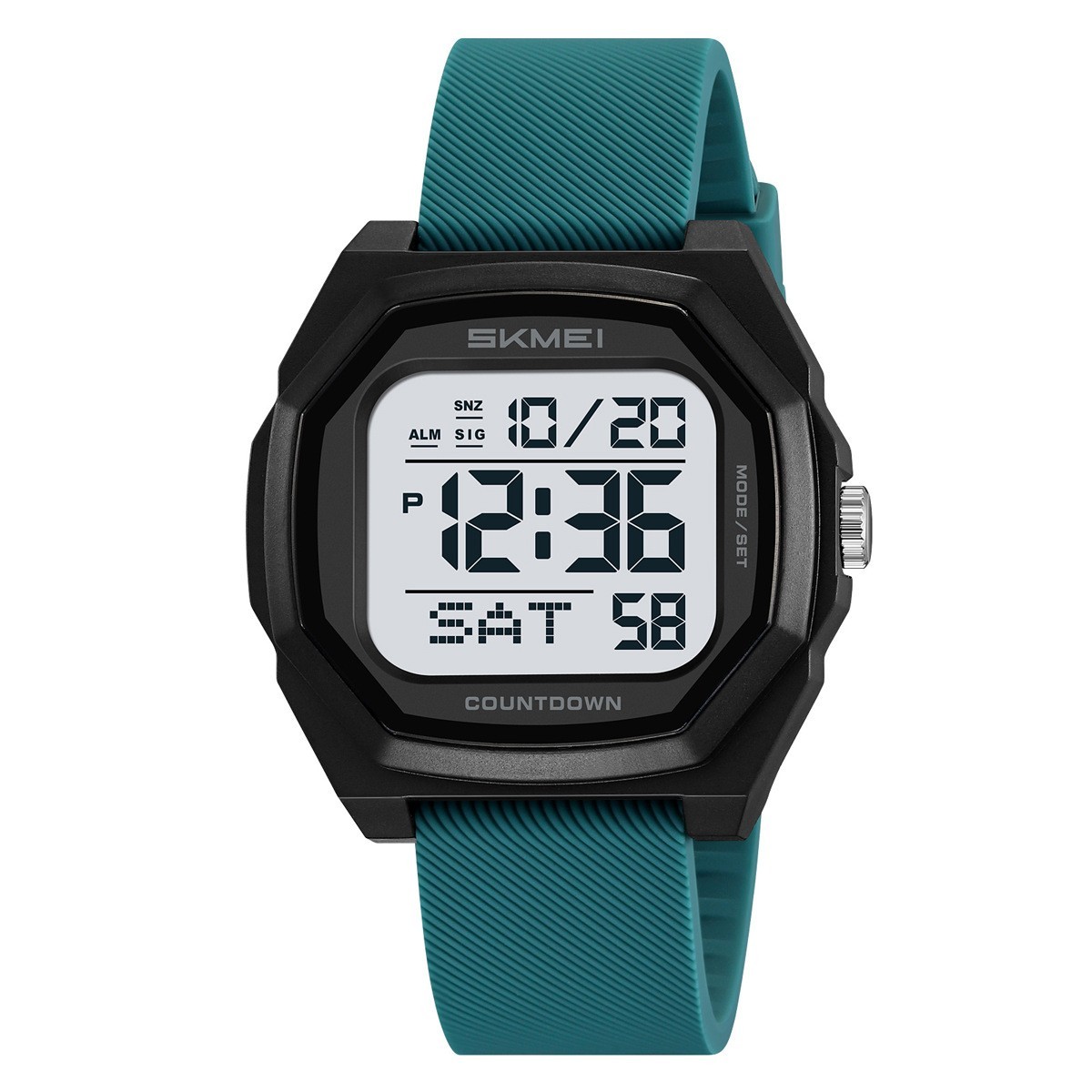 Multifunctional Waterproof Sports Watch Day Calendar Timer 50M Waterproof Watch