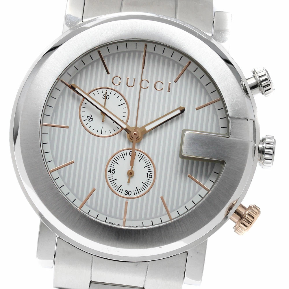 Gucci G 101M Chrono Quartz Men Watch Warranty Included
