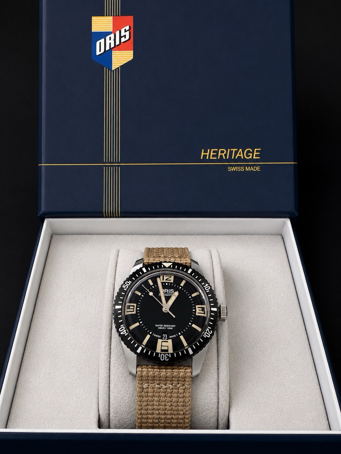 Oris Divers Heritage Date 40mm Automatic – Ref. 01 733 7707 4064 – Complete Set