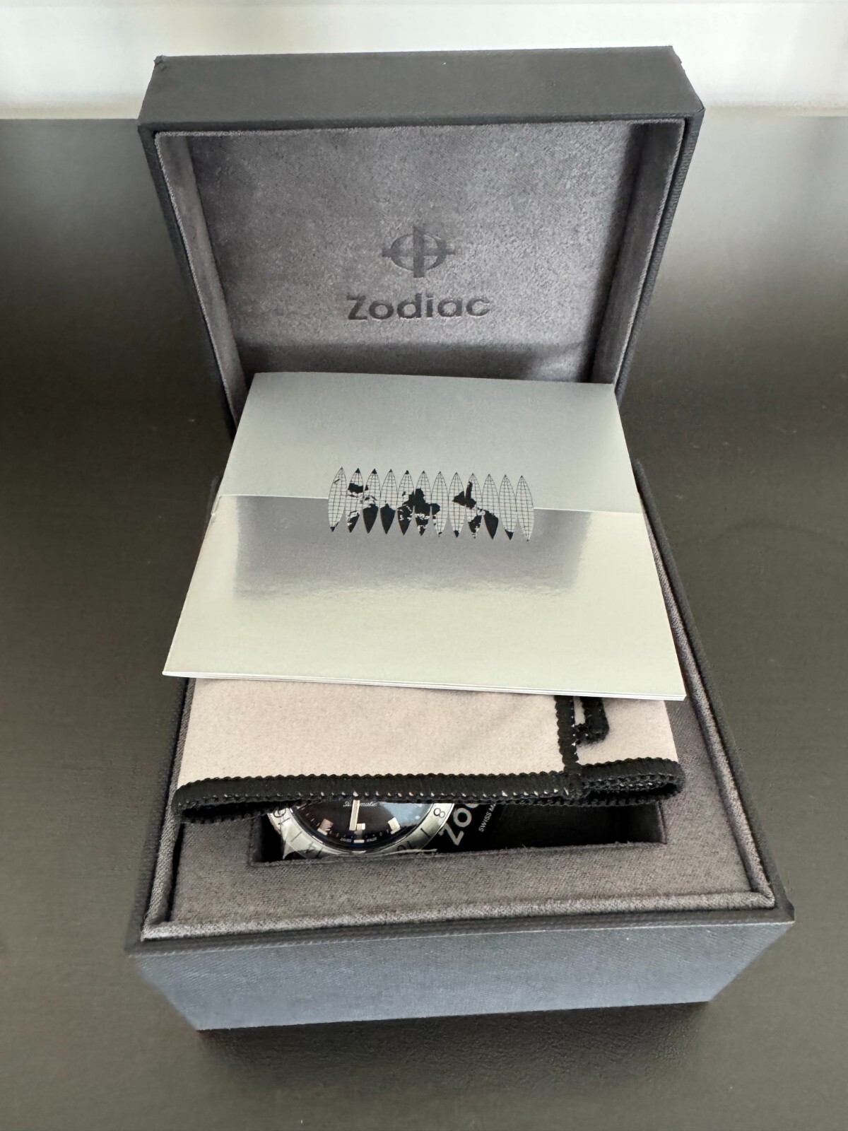 Zodiac Super Sea Wolf Automatic Black Dial GMT Men’s Watch ZO9405