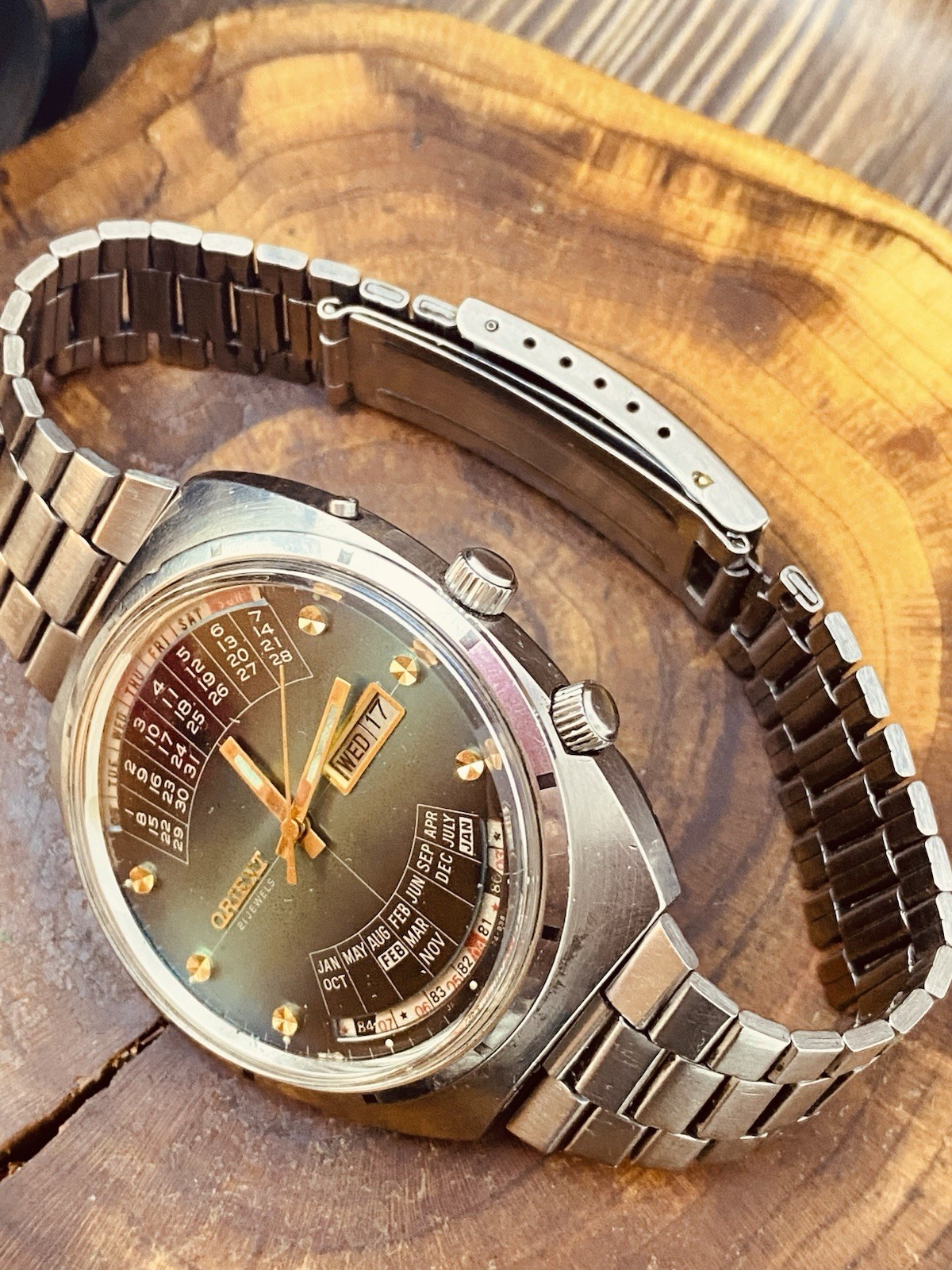 Watch Orient College Perpetual Multi Year Calendar Automatic Vintage #8358
