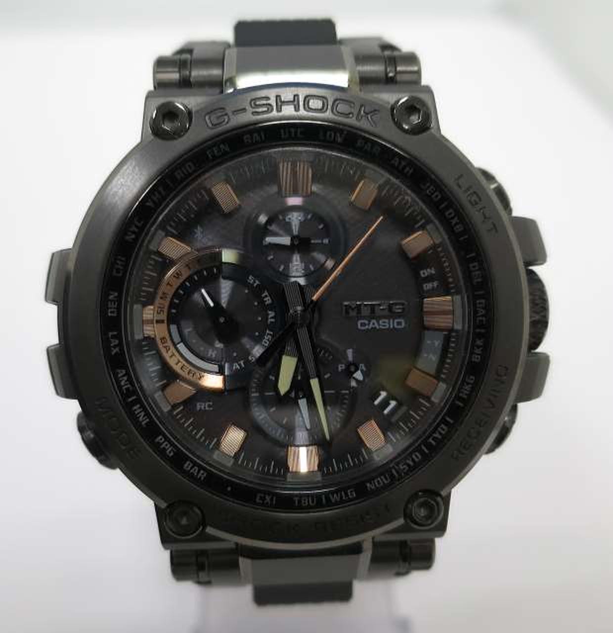 CASIO G-SHOCK MTG B1000TJ 1AJR Black Solar Men Watch Auth Japan