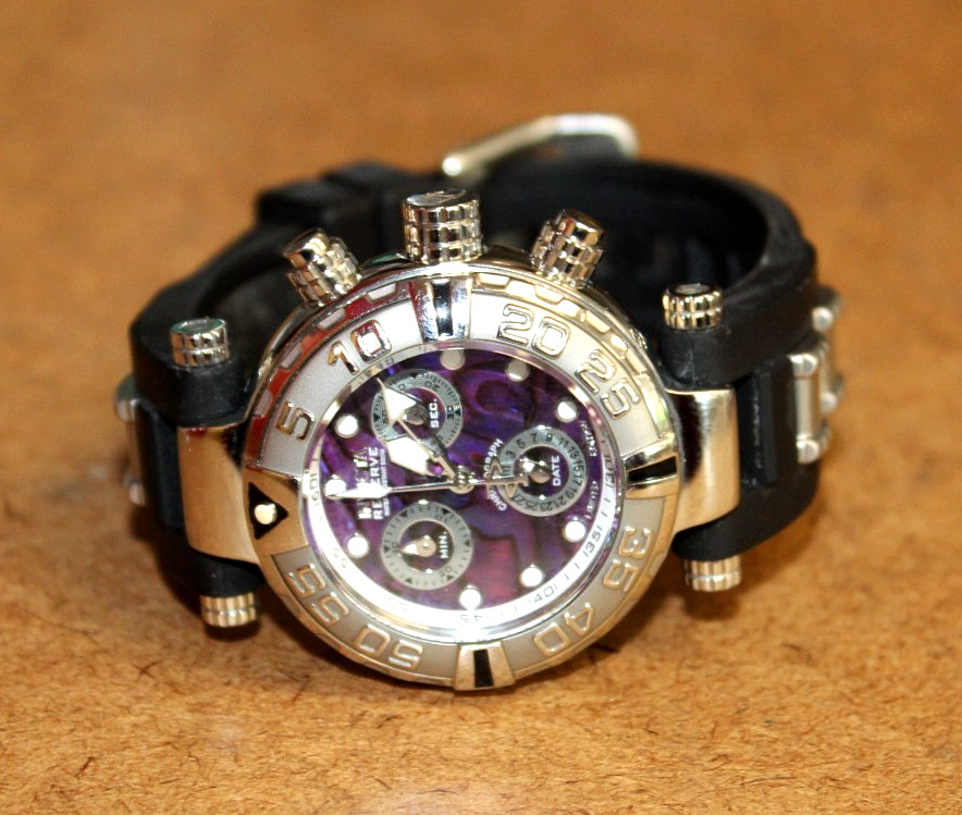 Invicta Sub Aqua Noma I SS Ladies Abalone Dial Chronograph Watch 23591 [066WEI]