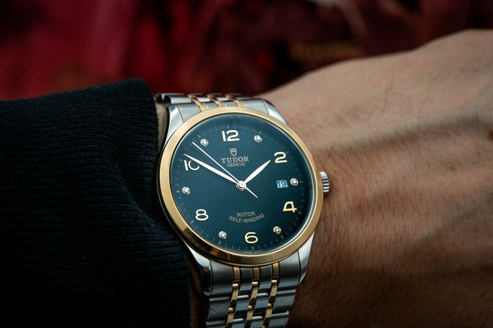 Tudor 1926 Automatic 39mm Black Dial Two-Tone Watch – M91551-0004