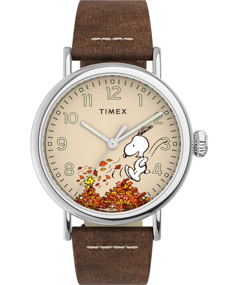 New Timex Standard x Peanuts Featuring Snoopy Autumn Watch TW2U86200