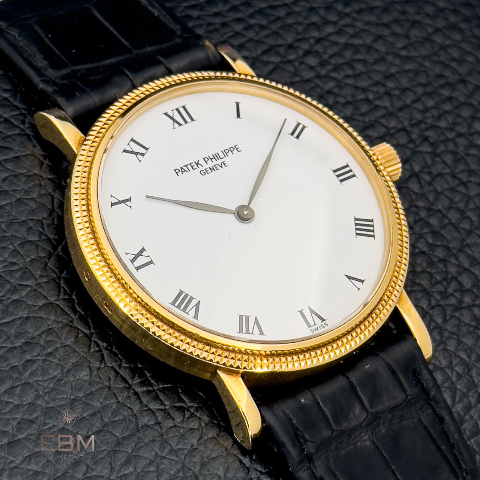 Patek Philippe Calatrava White Dial – Men’s Watch – 3992J – w/ Deployant Clasp