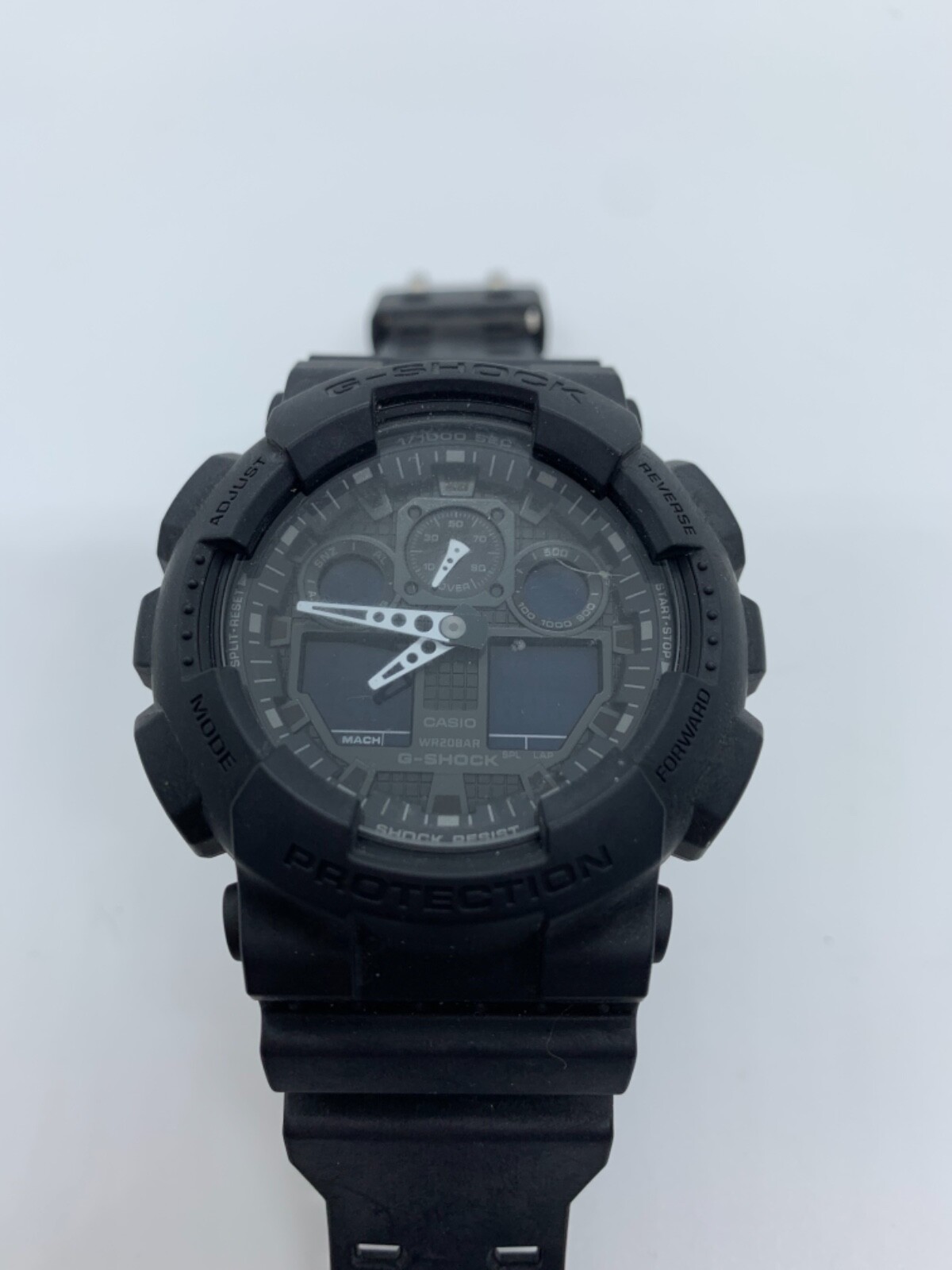Casio Mens 55 mm G-Shock 200 M Water-Resistant Analog Digital Military Watch