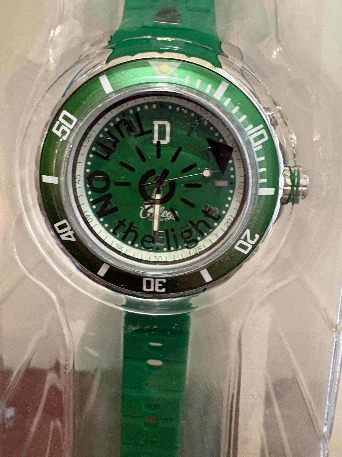 Dartmouth College Watch New 48mm XL The College Watch Co Green Silicone Sport