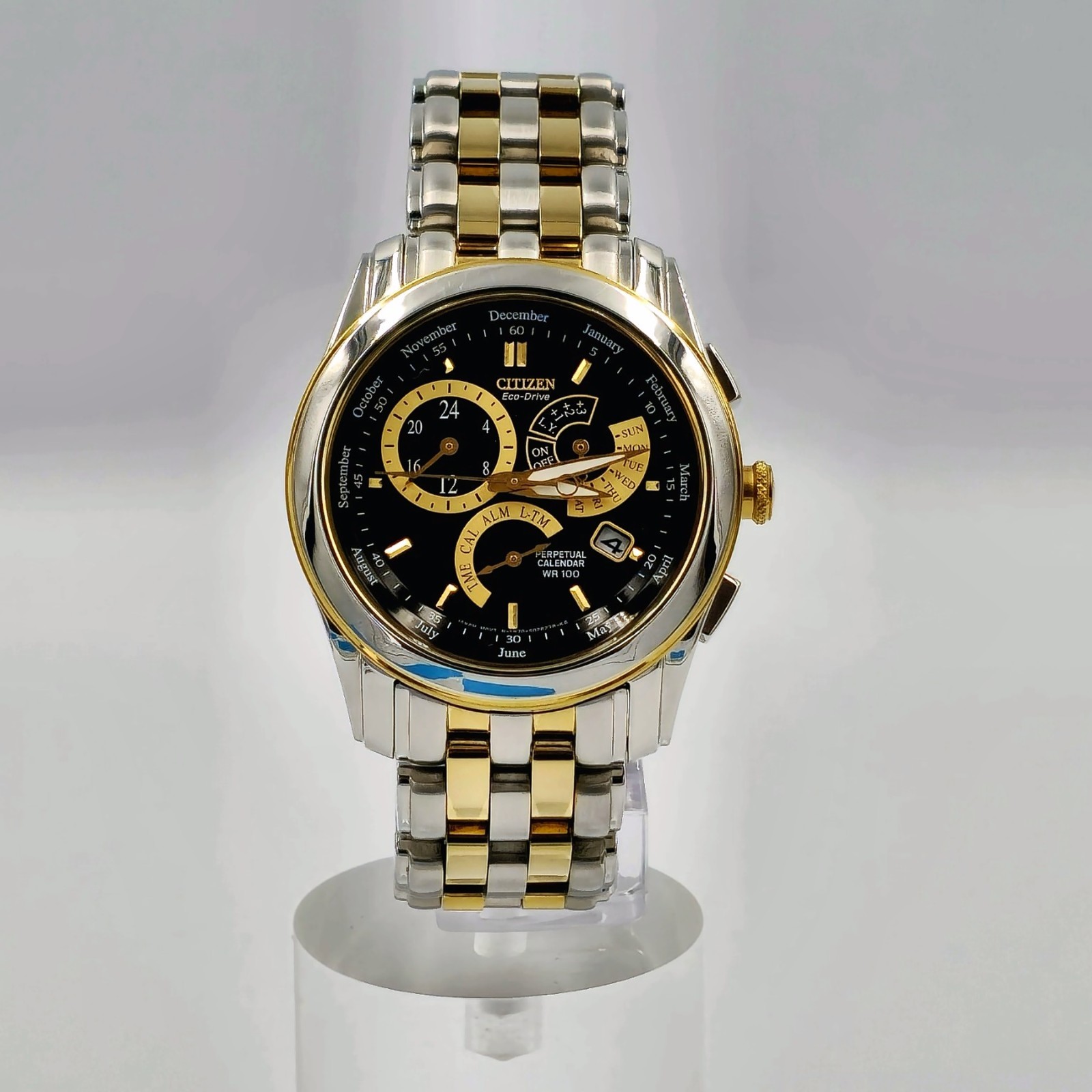 Citizen BL8004-53E Eco-Drive Calibre 8700 Perpetual Calendar Two Tone Boxed Exc
