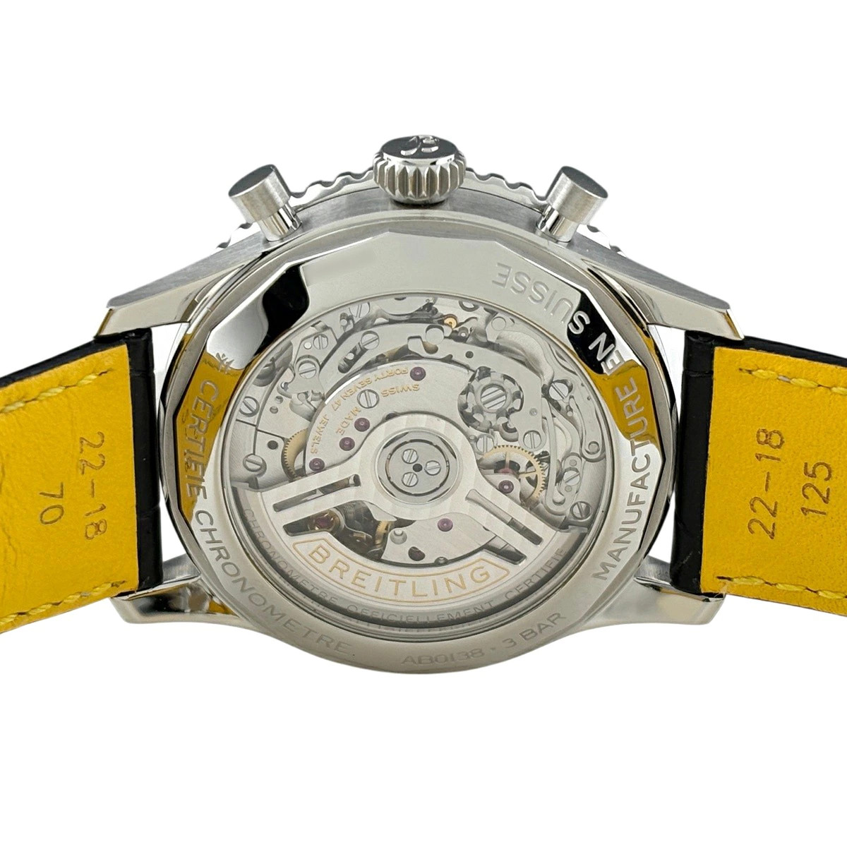 BREITLING Navitimer B01 Chronograph 43 AB0138 Green Men’s Used Watch #7127