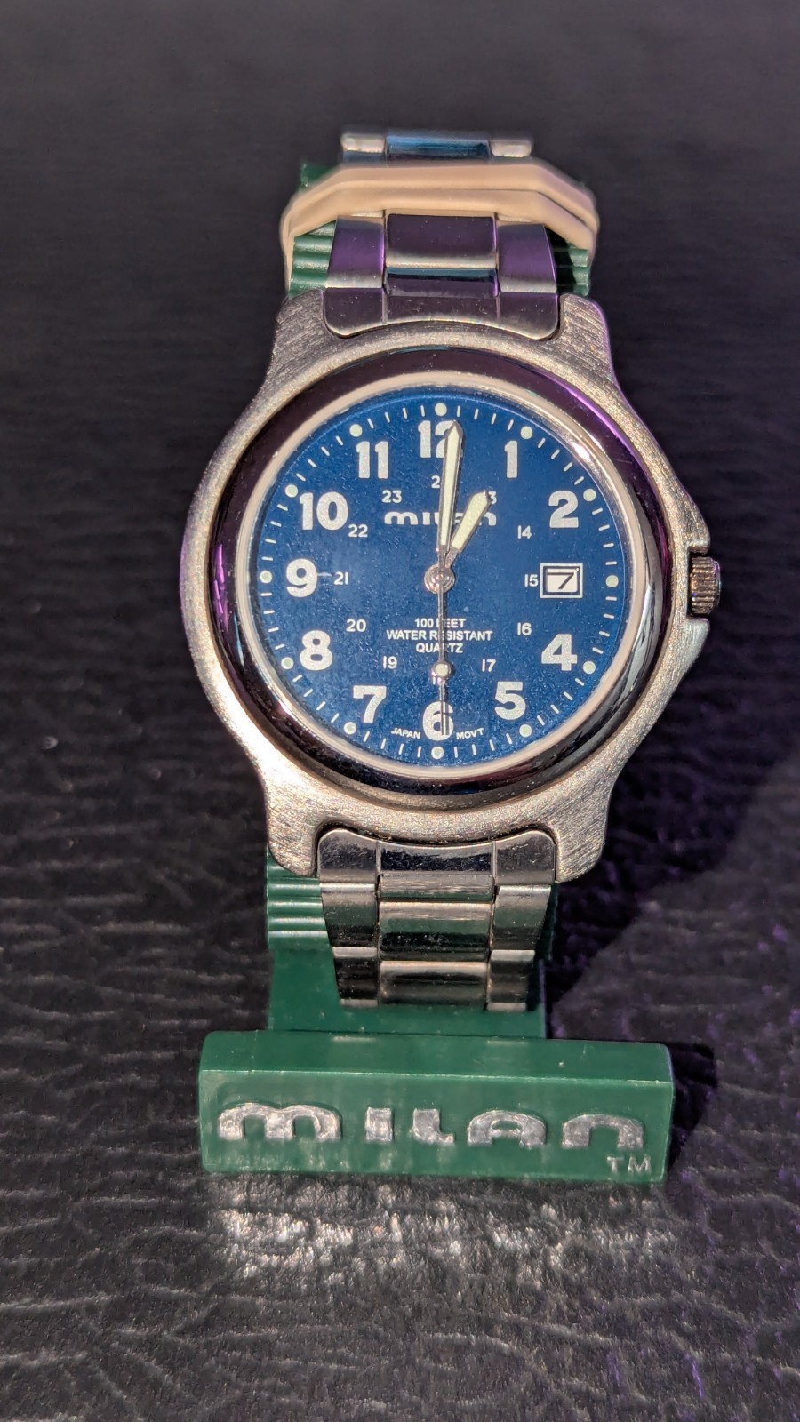 Milan Men’s Watch Quartz Movement Japan Day/Date Water Resistant 100 Feet