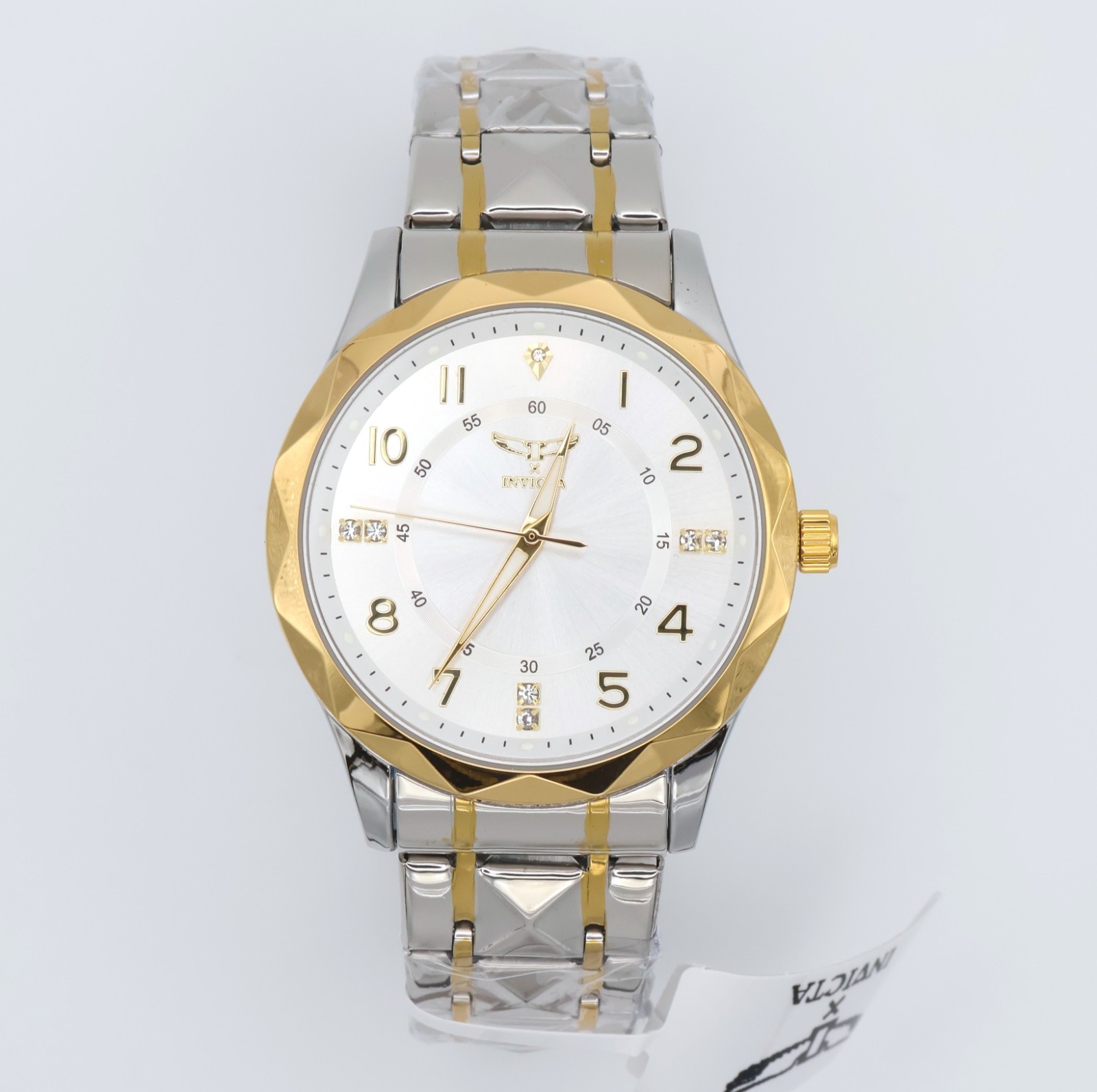 Invicta Specialty I by Invicta Watch 41mm, Gold, Steel (69023) White Dial