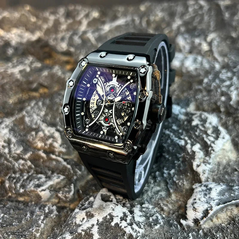 Orologio Richard Fashion Style Rapper Mille Black