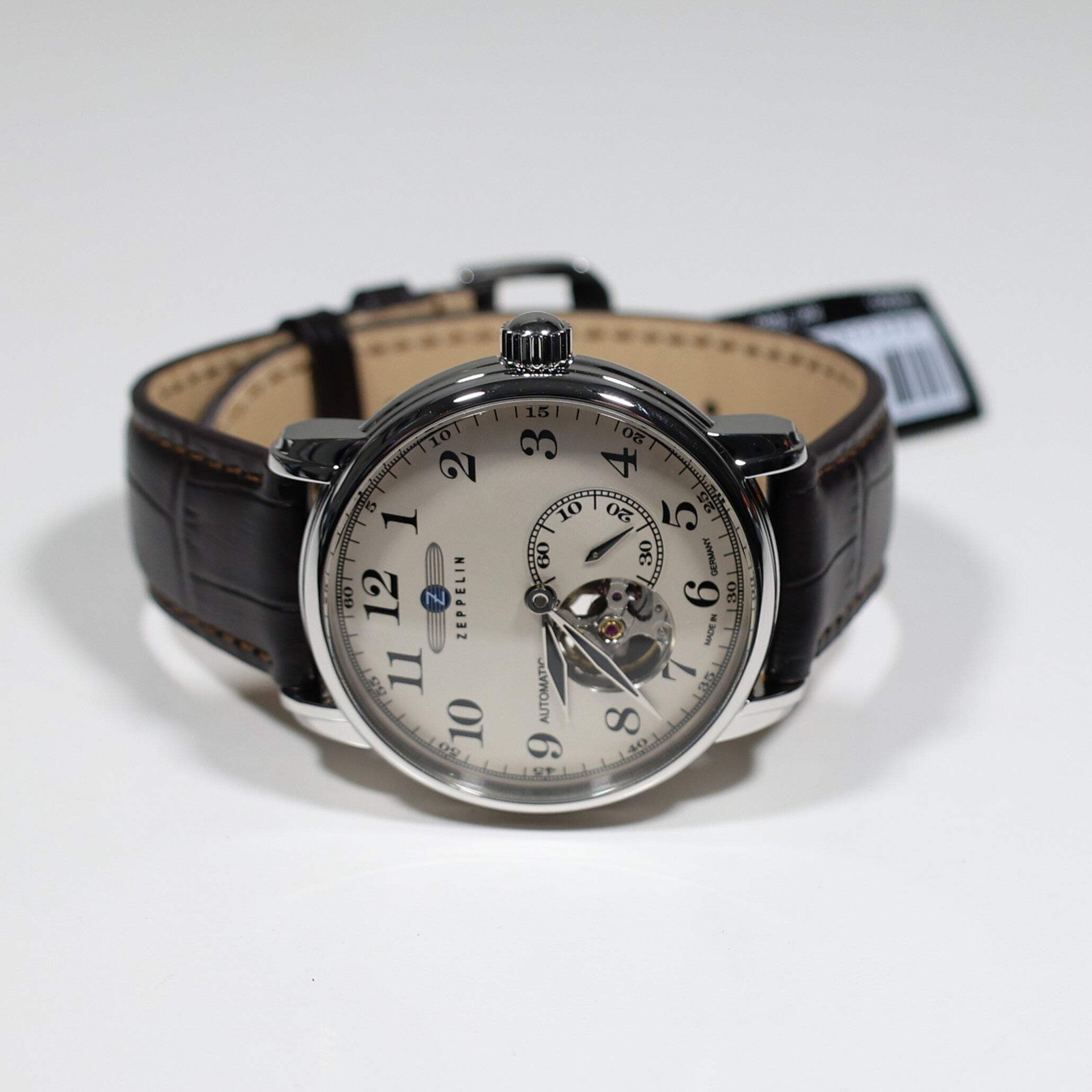 Zeppelin LZ127 Graf Zeppelin Automatic Men’s Skeleton Champagne Dial Watch 7666-