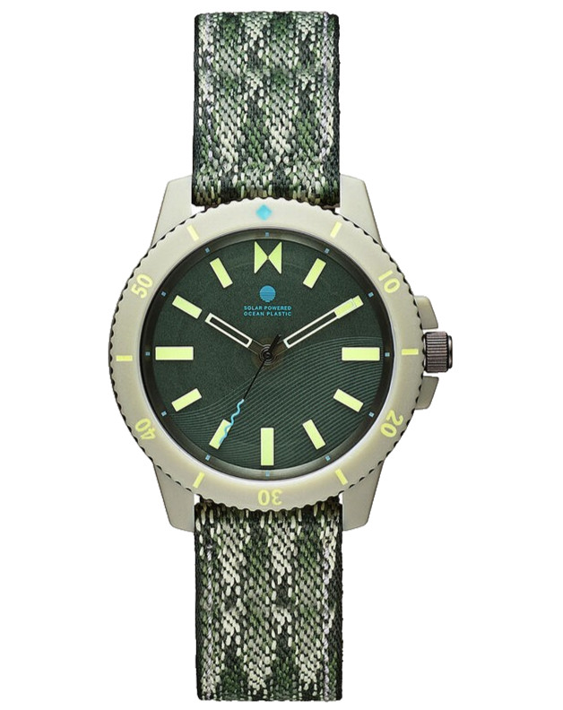 MVMT 28000208 ATLANTIC GREEN DIAL GREEN OCEAN PLASTIC STRAP 38MM WOMEN WATCH