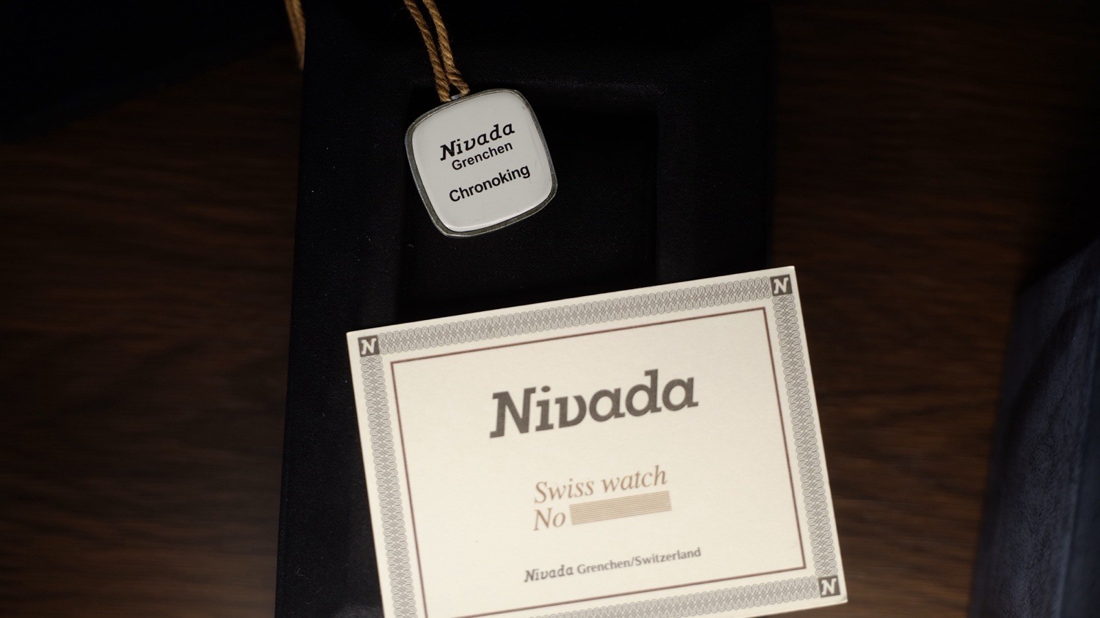Nivada Grenchen Chronoking Meca-Quartz x Hodinkee Limited Edition Grey Glow