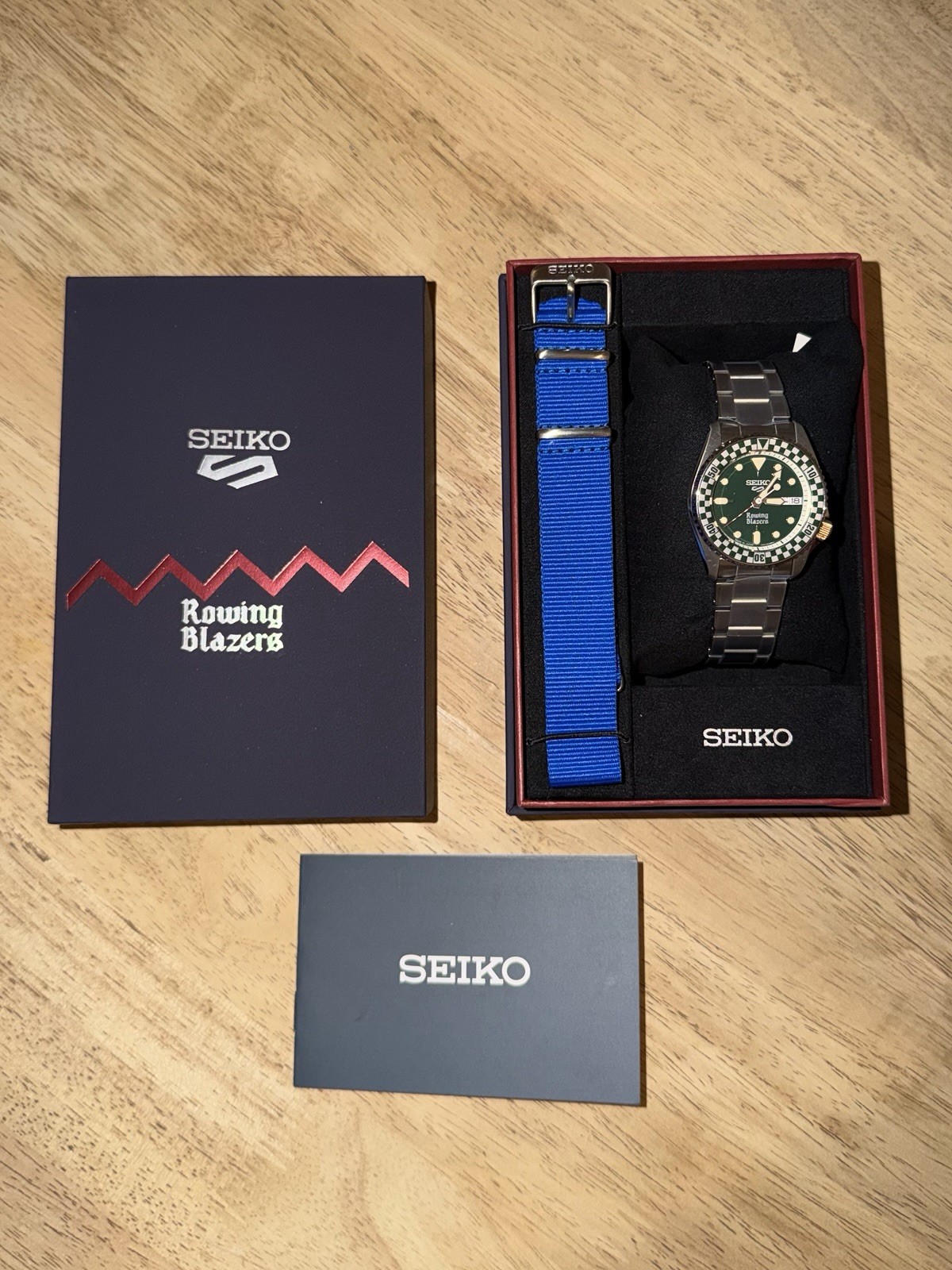 Rowing Blazers x Seiko 5 Sports Green Dial 38mm SRPM21