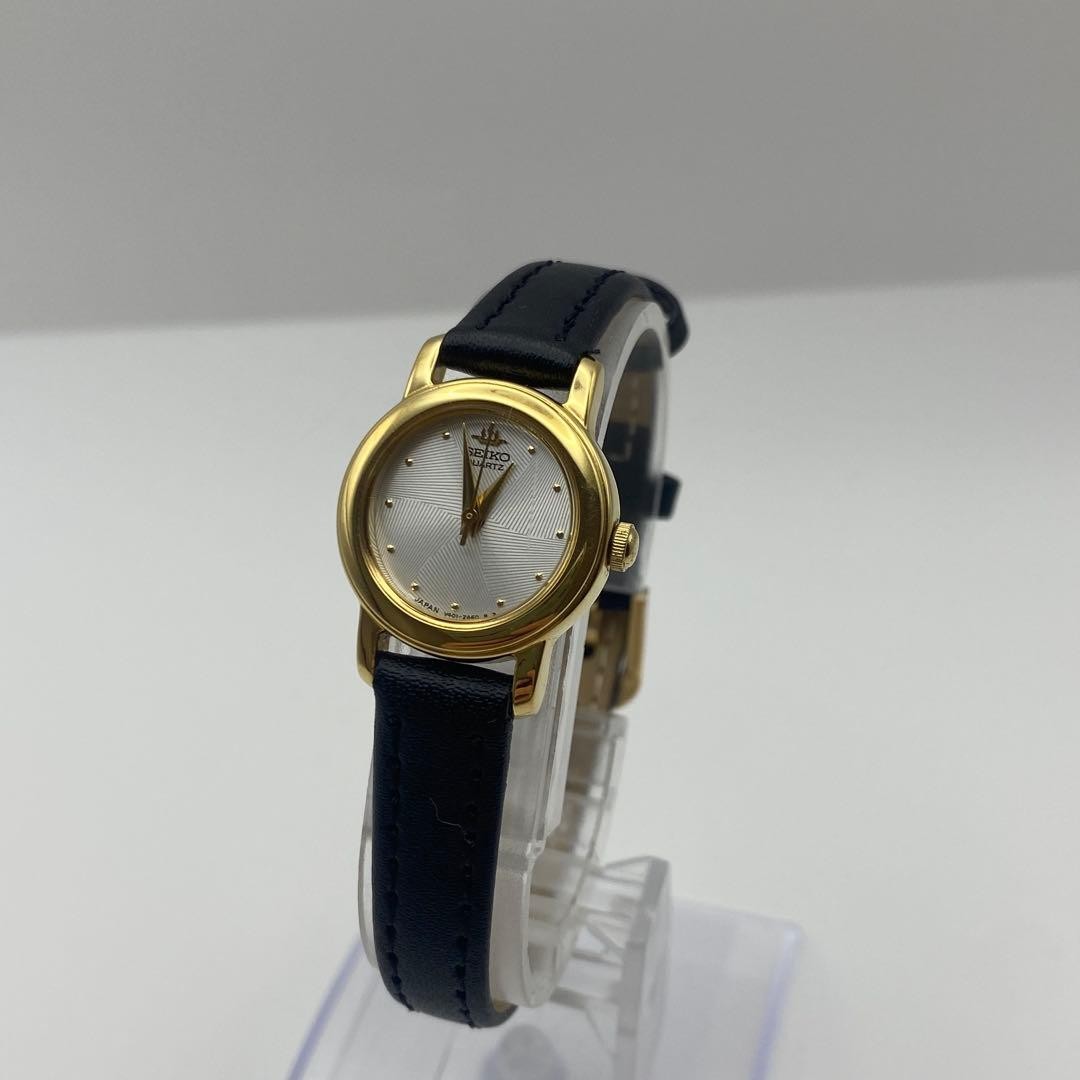 [Working Condition] SEIKO Galaxy Watch, Leather Strap, I206