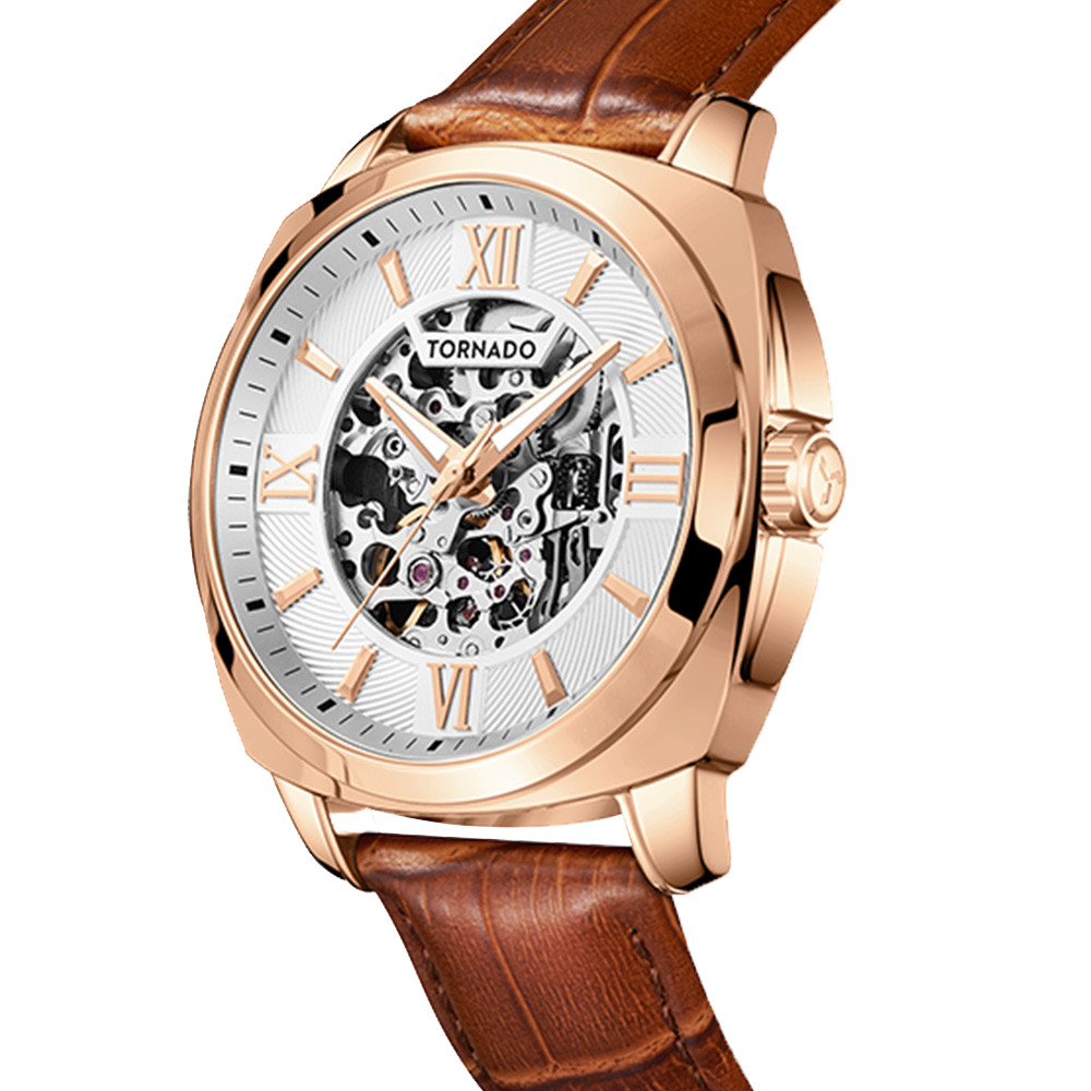 Tornado Autonova Men’s Automatic Watch | White Dial, 42mm, 100 m (10 ATM)