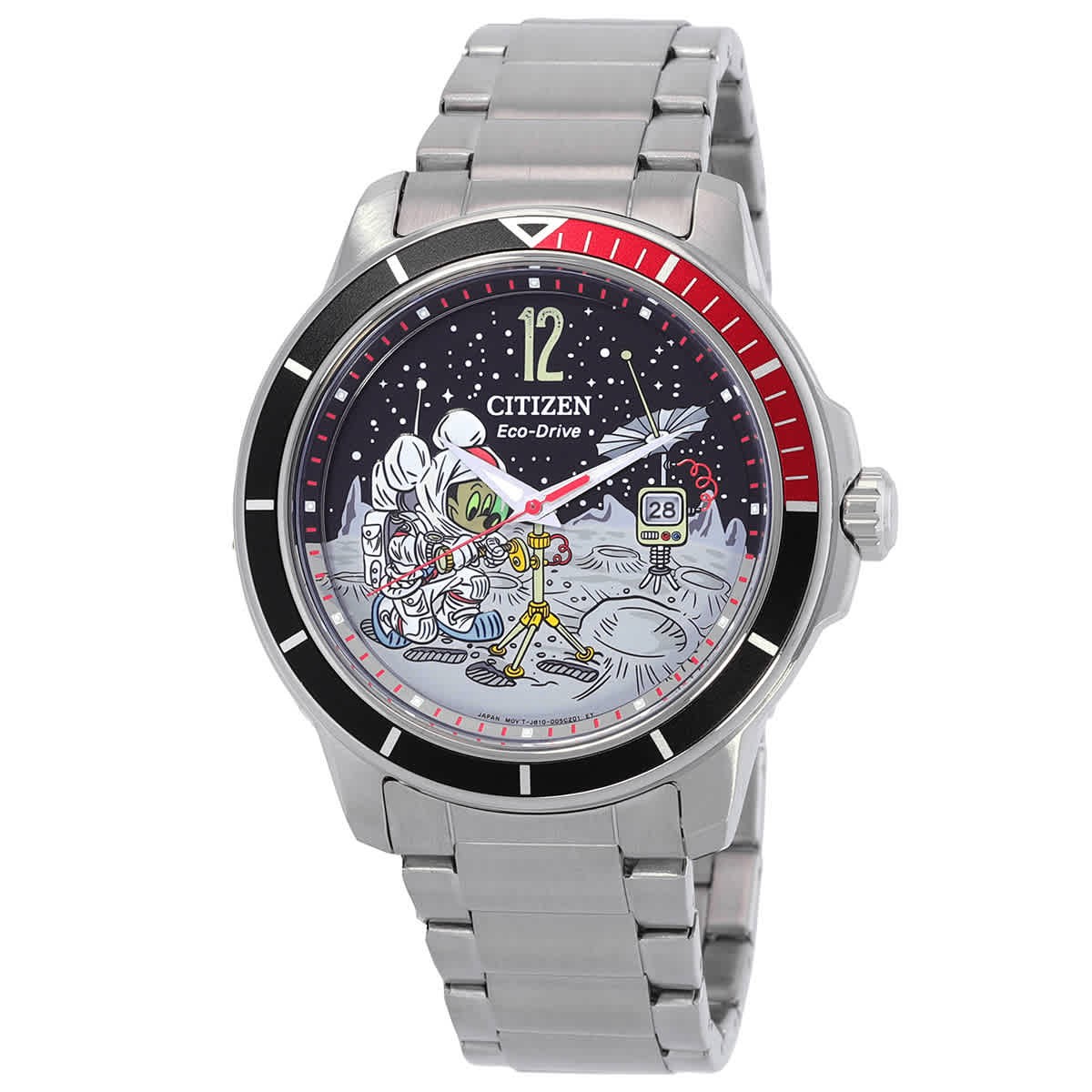 Citizen Mickey Astronaut Eco-Drive Coke Bezel Men’s Watch AW1709-54W