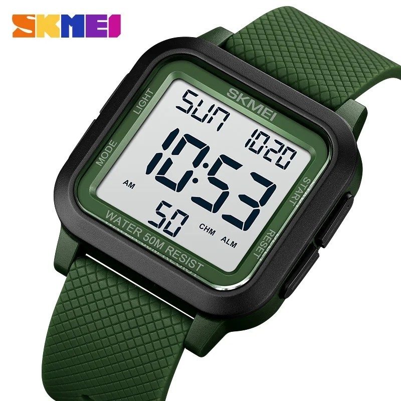 SKMEI Men Sport Watch Alarm Chrono Electronic Wristwatch Boys Girls Stopwatch