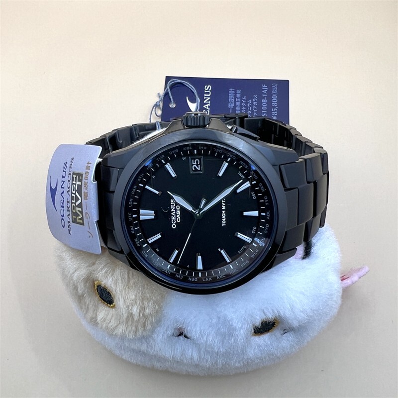 CASIO OCEANUS Titanium analog Radio Waves Solor Men’s Watch OCW-S100B-1AJF