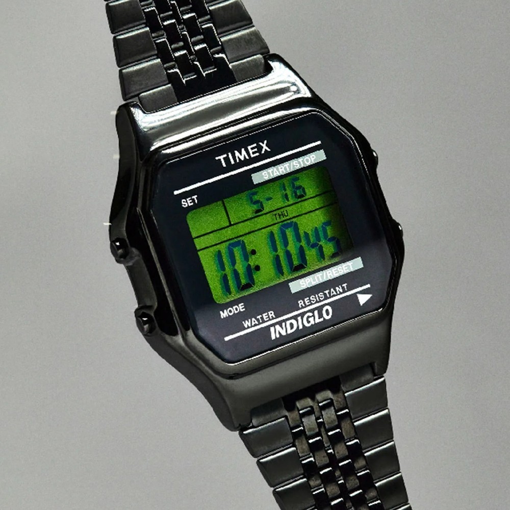 Timex x END. T80 Everyday Watch Black Digital Retro Limited Edition New