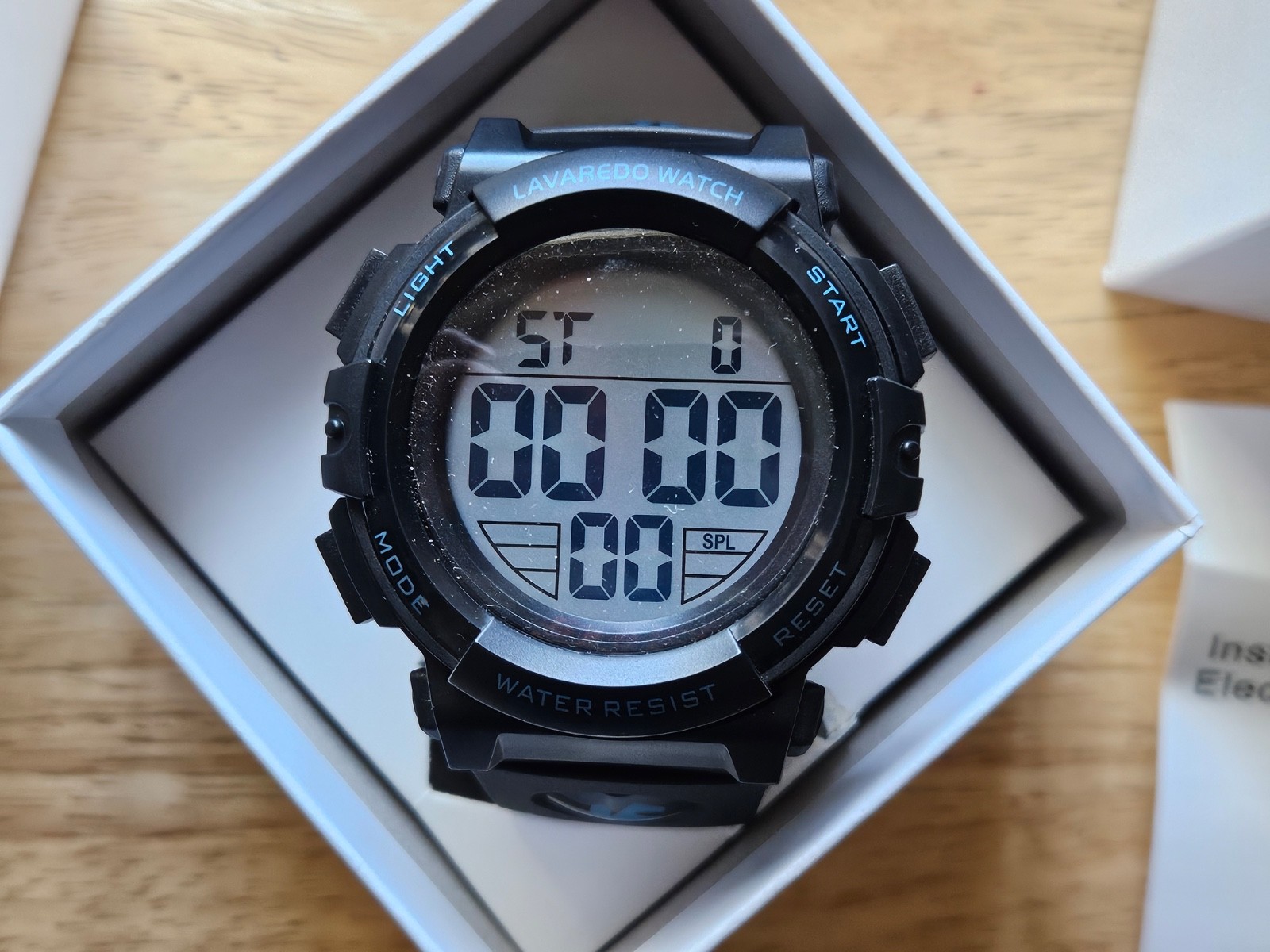 Lavaredo L6606 Men’s Digital Watch Black New