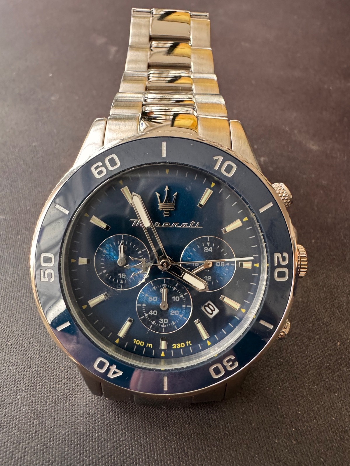 Maserati Chronograph R8873600009 Blue Dial – Full Set – Acquired Aug 2025