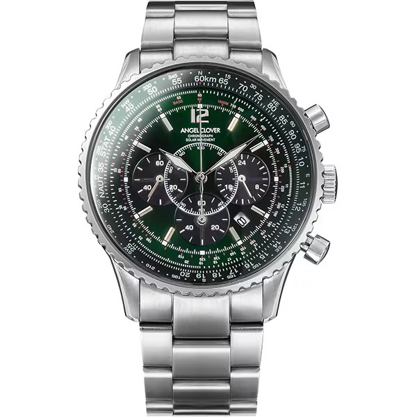 Angel Clover NTS44SGR Time Craft Solar Men’s Watch 6 Months