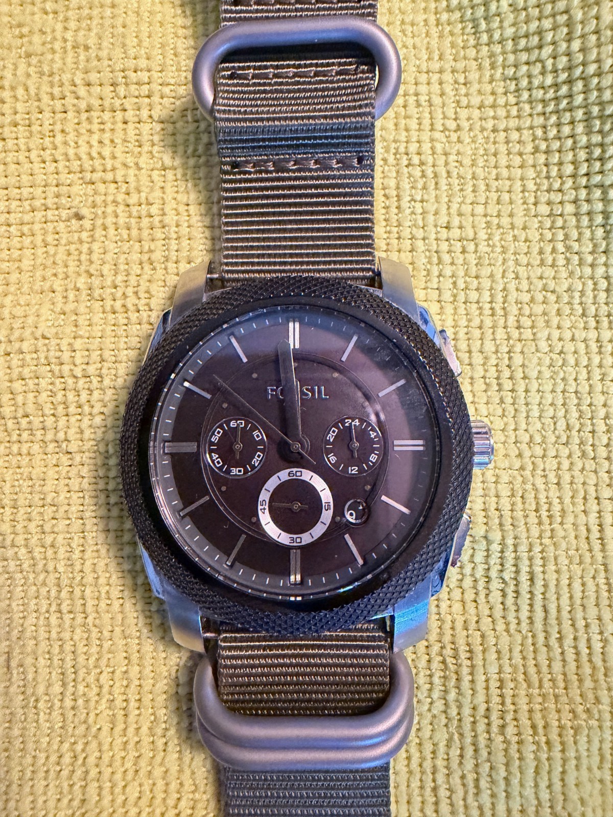 Fossil Quartz Chronograph Machine Series Military – FS4597