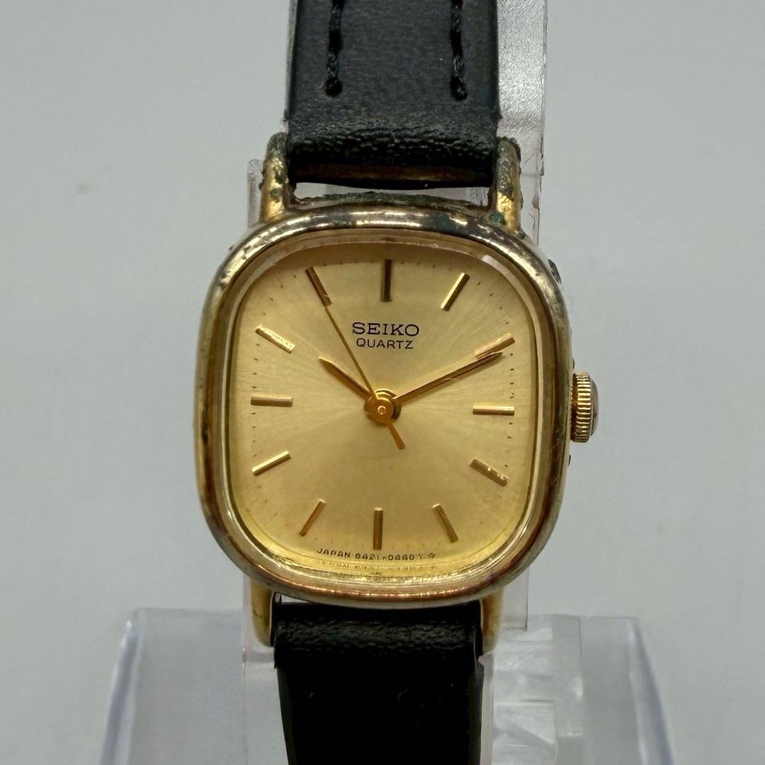 Working condition ✨ SEIKO Quartz Watch Gold