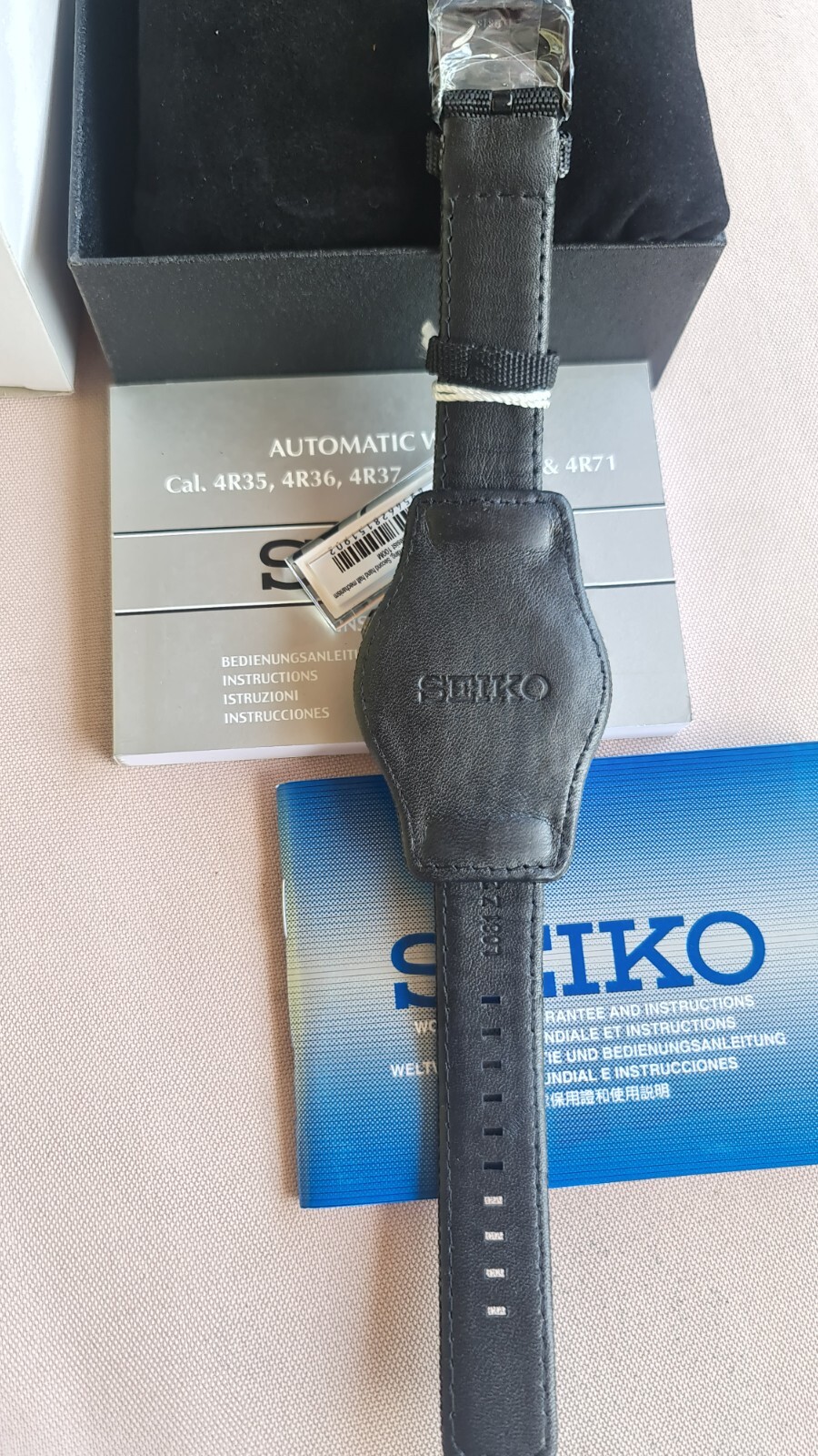 SEIKO SUPERIOR SSA059K1 Automatic Watch Canvas Band LIMITED Hardlex 4R37 Compass