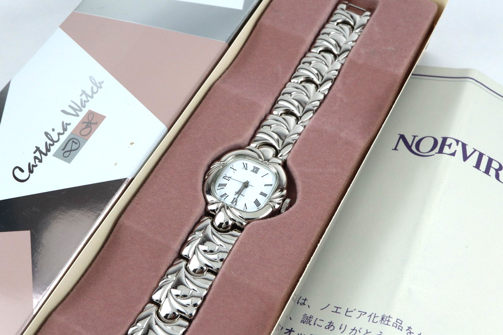 Vintage Citizen x Noevir 6L32-1181 “Castalia” Ladies Quartz Watch White Dial