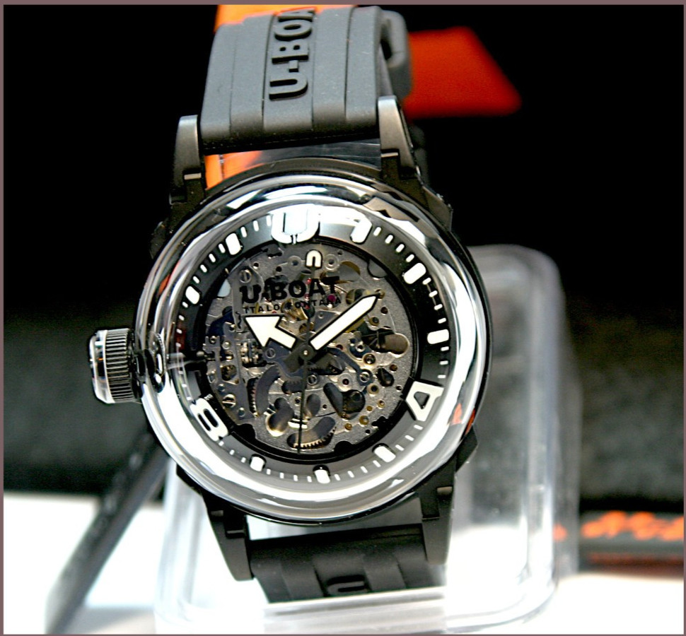 U-Boat U-65 Automatic 44mm 5atm Ref.: 3349 Black Unworn